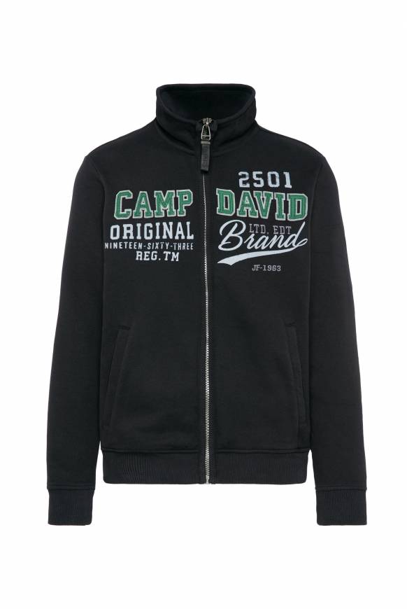 Soccx Sweatjacke mit Artwork im Retro-Style black Online
