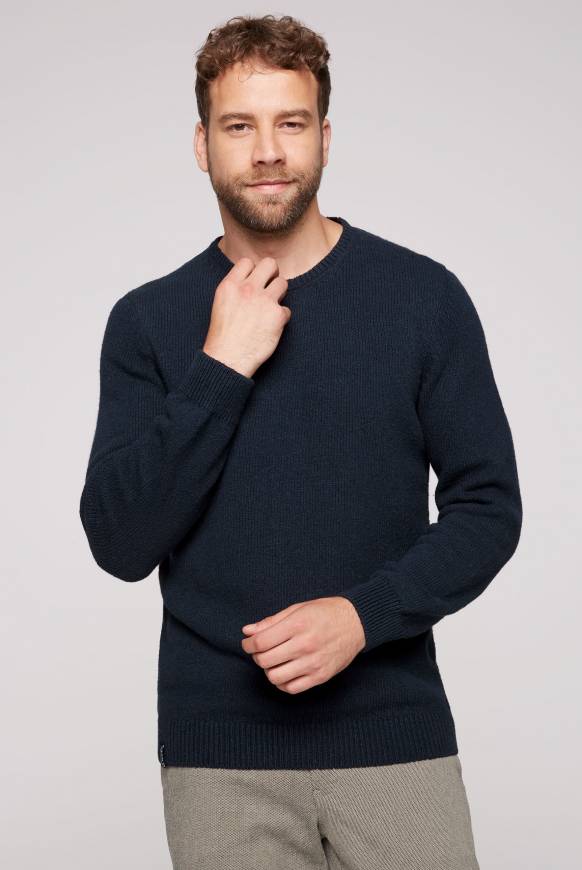 Soccx Pullover mit Rundhalsausschnitt blue navy Günstig kaufen