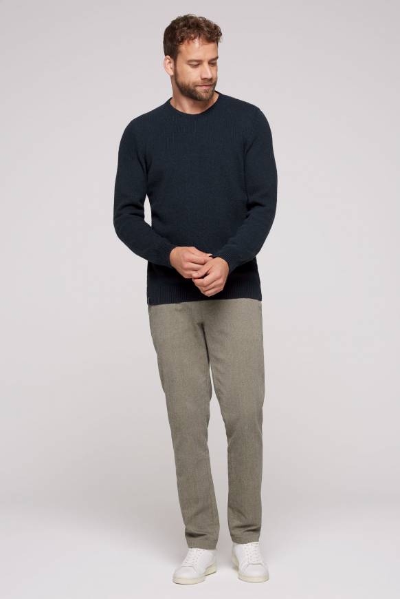 Soccx Pullover mit Rundhalsausschnitt blue navy Günstig kaufen