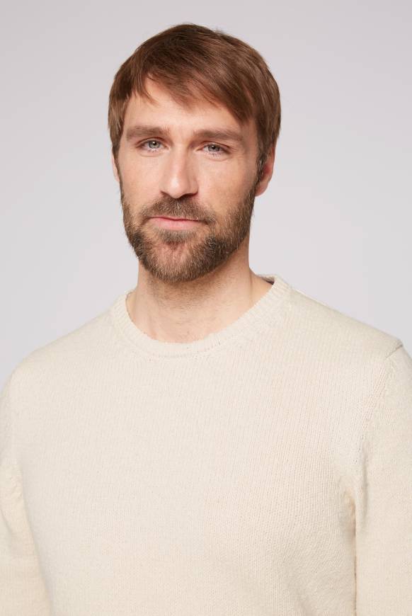 Soccx Pullover mit Rundhalsausschnitt ecru Großer Ausverkauf