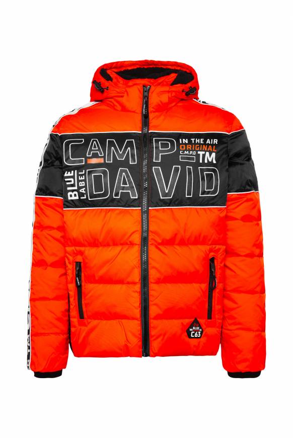 Soccx Winterjacke mit Colour-Blocking und Logo-Design signal orange Black Friday