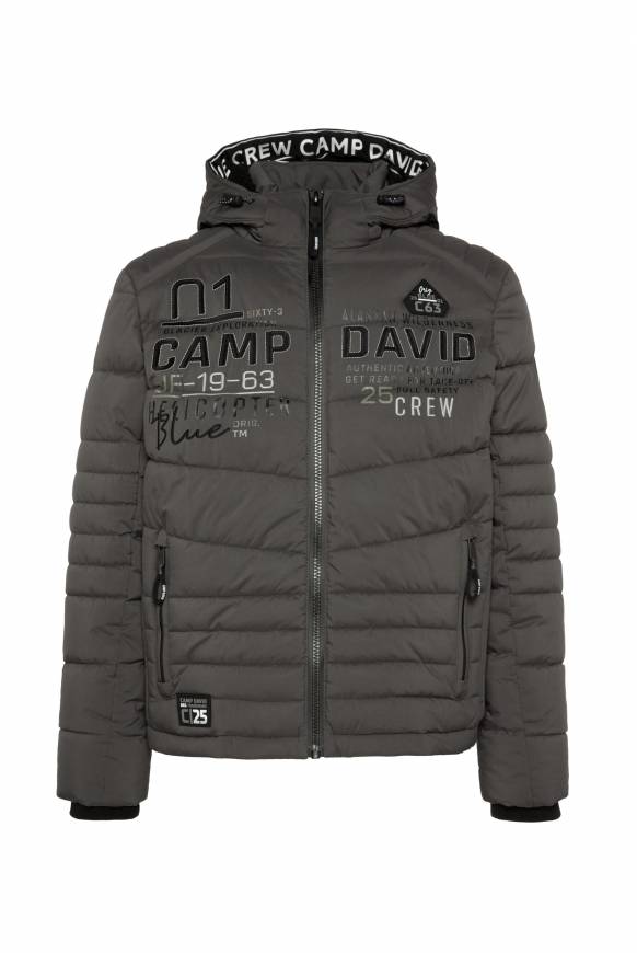 Soccx Winterjacke mit Kapuze im Ski-Design dark anthra Muttertagsangebot