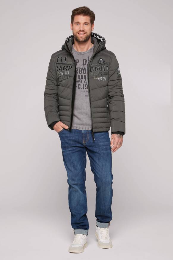 Soccx Winterjacke mit Kapuze im Ski-Design dark anthra Muttertagsangebot