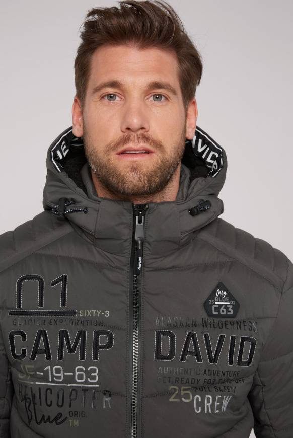 Soccx Winterjacke mit Kapuze im Ski-Design dark anthra Muttertagsangebot