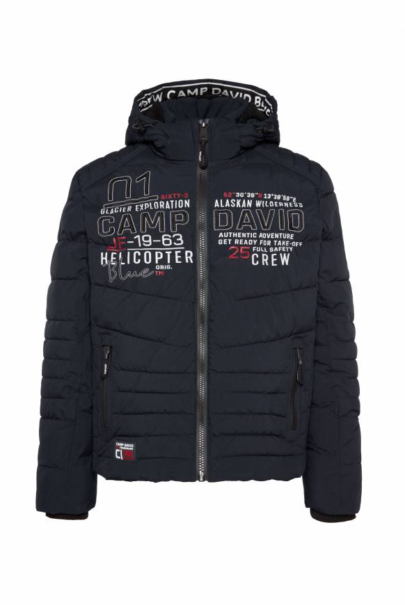 Soccx Winterjacke mit Kapuze im Ski-Design blue navy Top Angebot