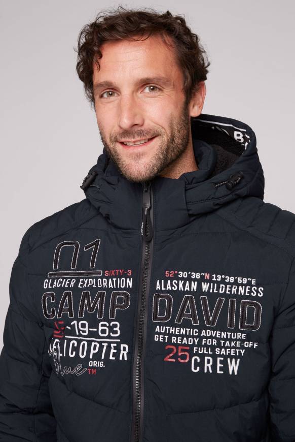 Soccx Winterjacke mit Kapuze im Ski-Design blue navy Top Angebot