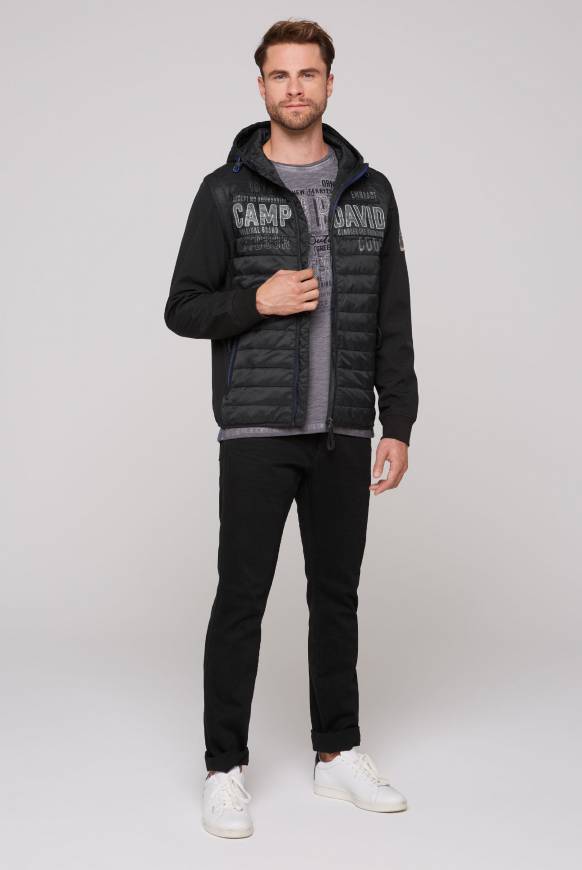 Soccx 2-in-1 Softshelljacke mit abtrennbaren Ärmeln black / black Große Rabatte