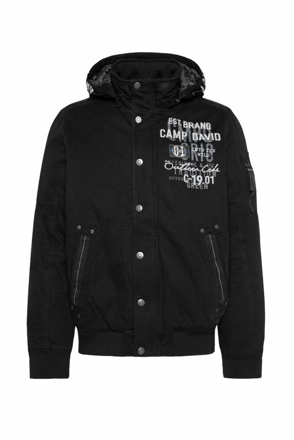 Soccx Winterblouson mit abtrennbarer Kapuze und Artworks black Bestseller
