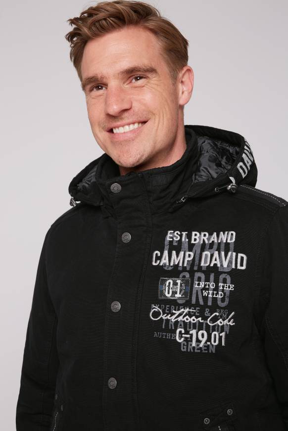 Soccx Winterblouson mit abtrennbarer Kapuze und Artworks black Bestseller