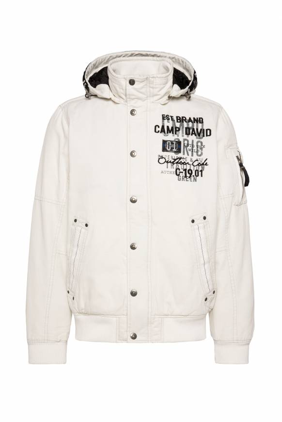 Soccx Winterblouson mit abtrennbarer Kapuze und Artworks kitt Saisonale Angebote