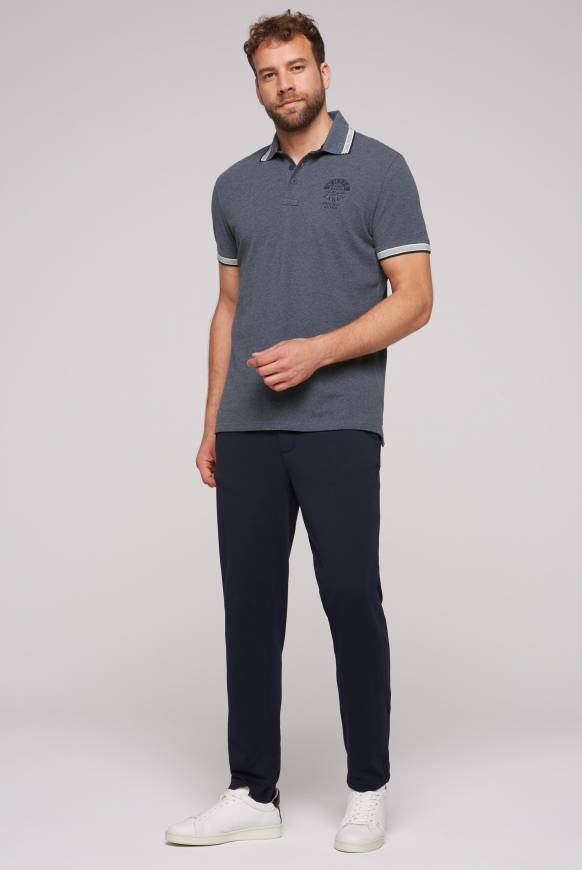 Soccx Chinohose mit Jogger-Details blue navy Sonderangebote