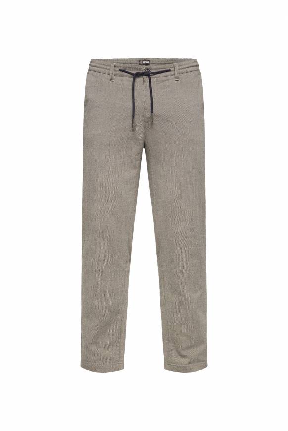 Soccx Chinohose im Joggers Tapered Fit tan Riesige Ersparnisse