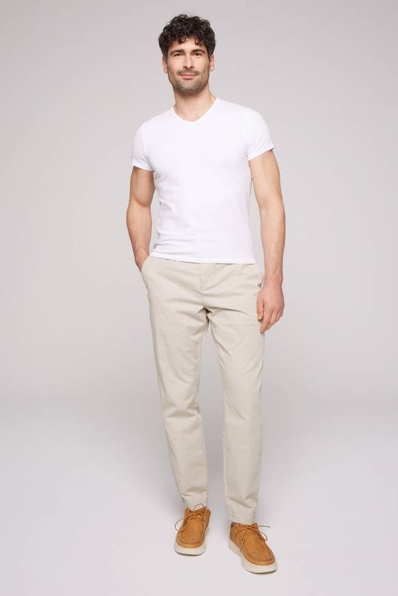 Soccx Hose mit Gummizug-Details cappuccino JETZT KAUFEN