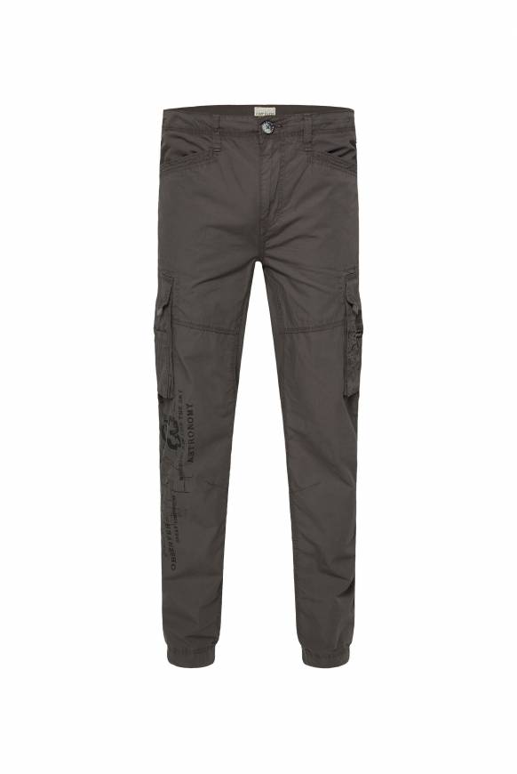 Soccx Leichte Cargohose mit Label Prints mud Bis zu 50% Rabatt