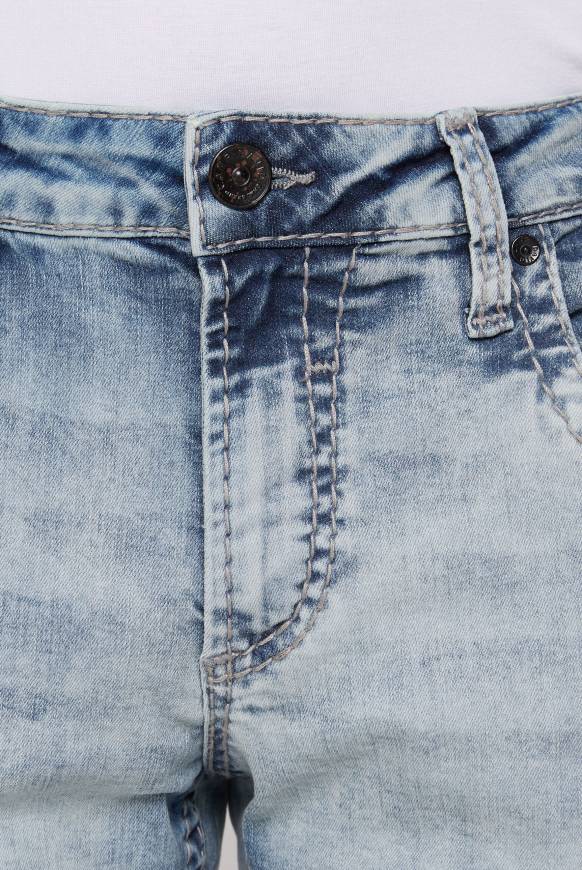 Soccx Jeans NI:CO Regular Fit mid blue printed Bis zu 60% Rabatt
