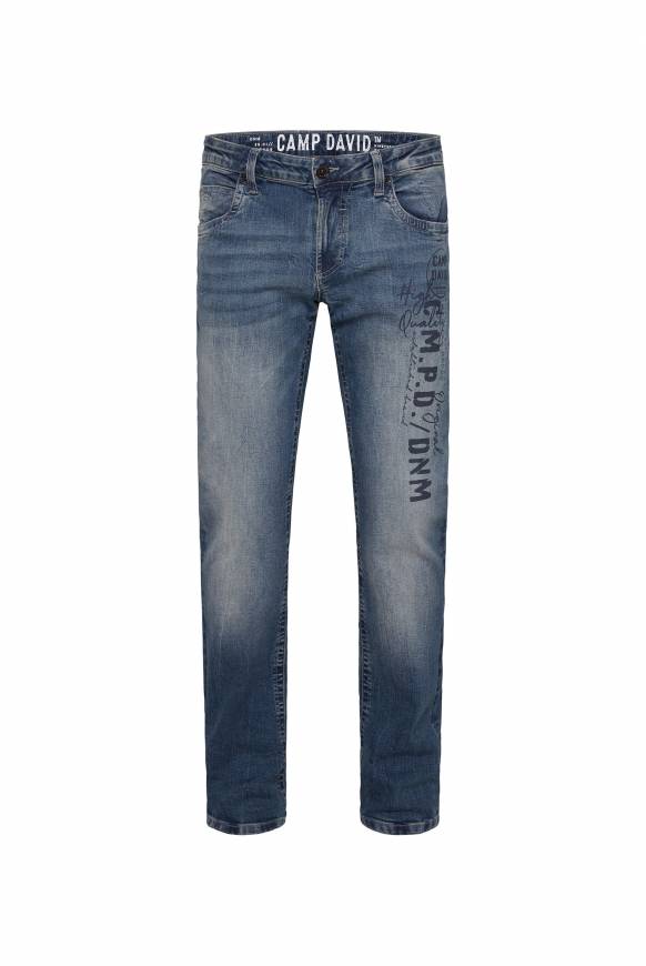 Soccx Jeans NI:CO Regular Fit dark blue printed Nur für heute