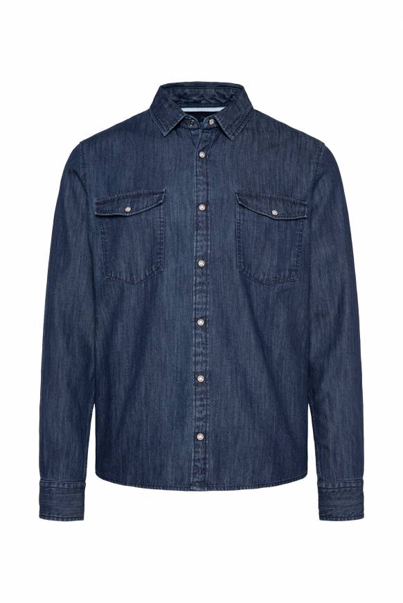 Soccx Jeanshemd Regular Fit blue vintage Super Rabatt