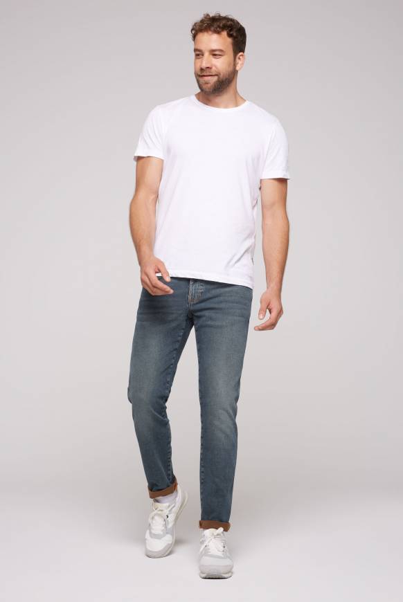 Soccx Jeans DA:VD Regular Fit blue brown zollfrei