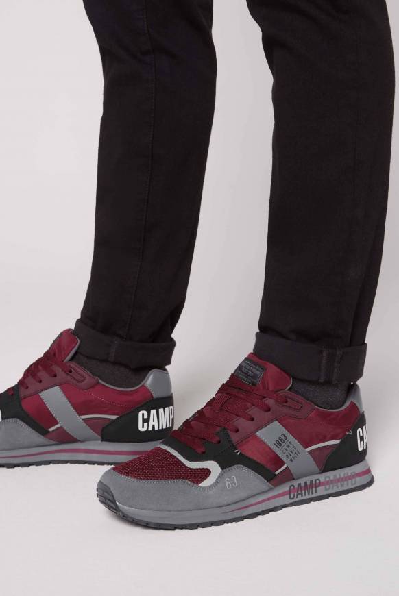 Soccx Sneaker im Retro Look burgundy Günstiger Verkauf