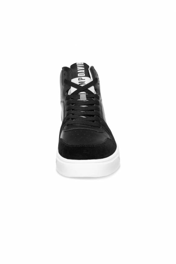 Soccx Hightop Sneaker im Materialmix mit Rubber Logos black Limitierter Zeitrabatt