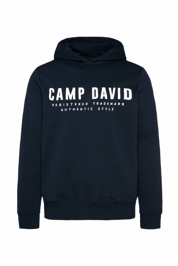 Soccx Basic Hoodie mit Logo Print blue navy Muttertagsangebot