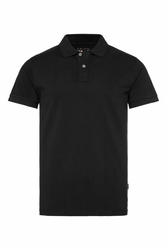 Soccx Basic Pikee-Polo mit Trikotkragen black Vatertagsangebot
