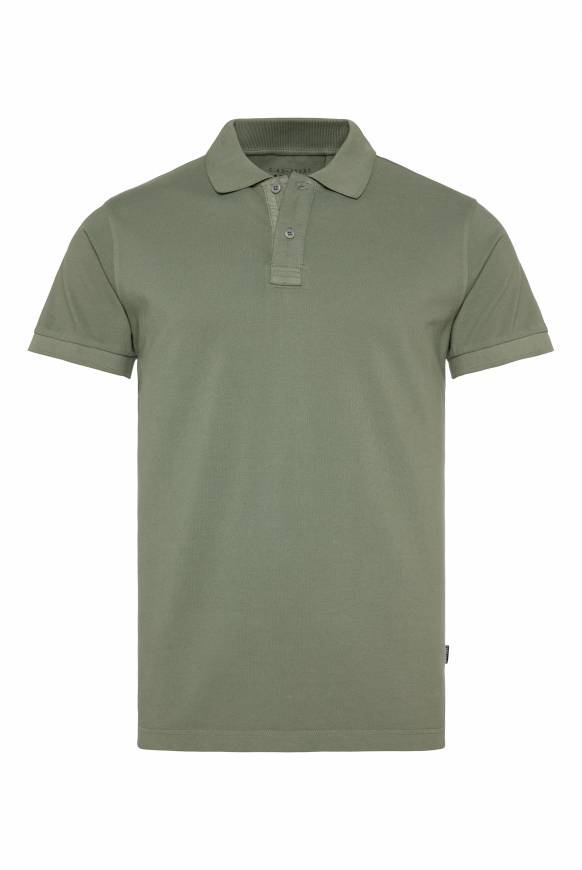 Soccx Basic Pikee-Polo mit Trikotkragen green olive Zeitlich begrenztes Angebot