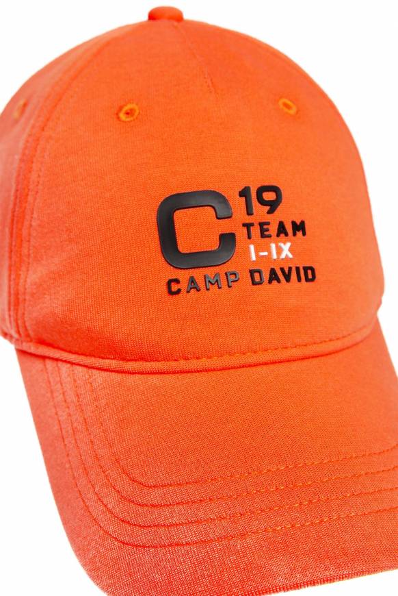 Soccx Base Cap mit Rubber Prints signal orange Black Friday Preise