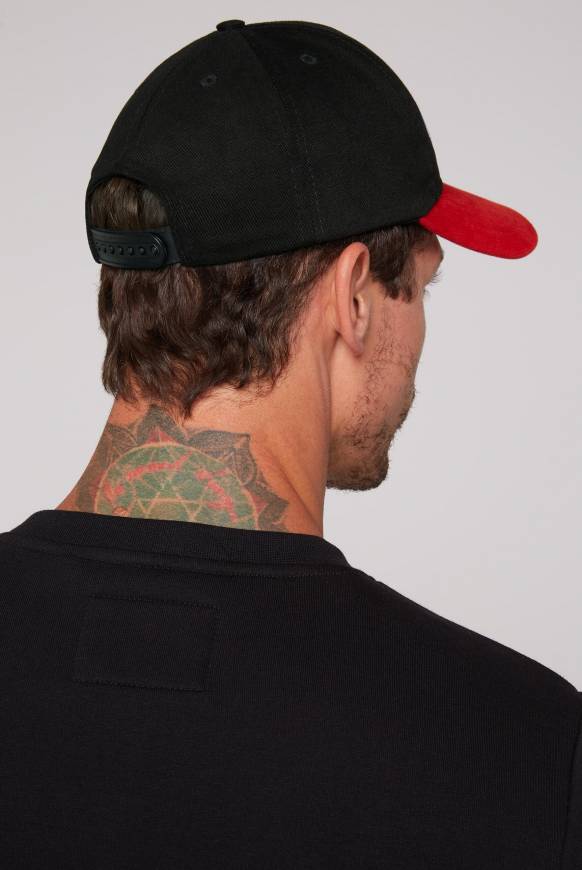 Soccx Base Cap mit Logo Artwork black / red Im Verkauf