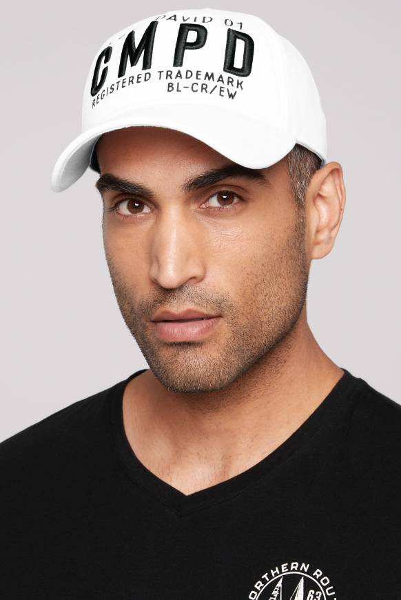 Soccx Base Cap mit 3D-Stickerei opticwhite Rabatte dieses Monats