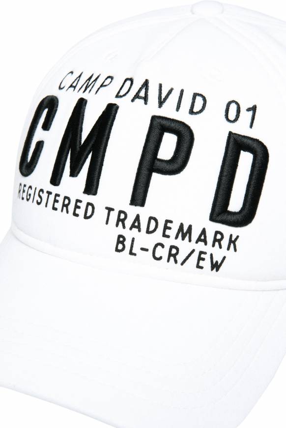 Soccx Base Cap mit 3D-Stickerei opticwhite Rabatte dieses Monats