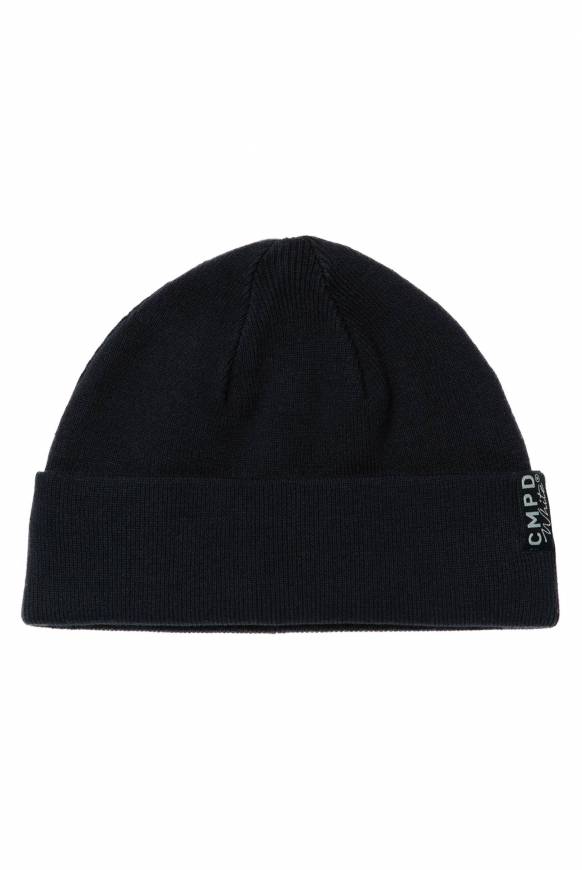 Soccx Strickmütze mit Umschlag blue navy Fabrikverkauf