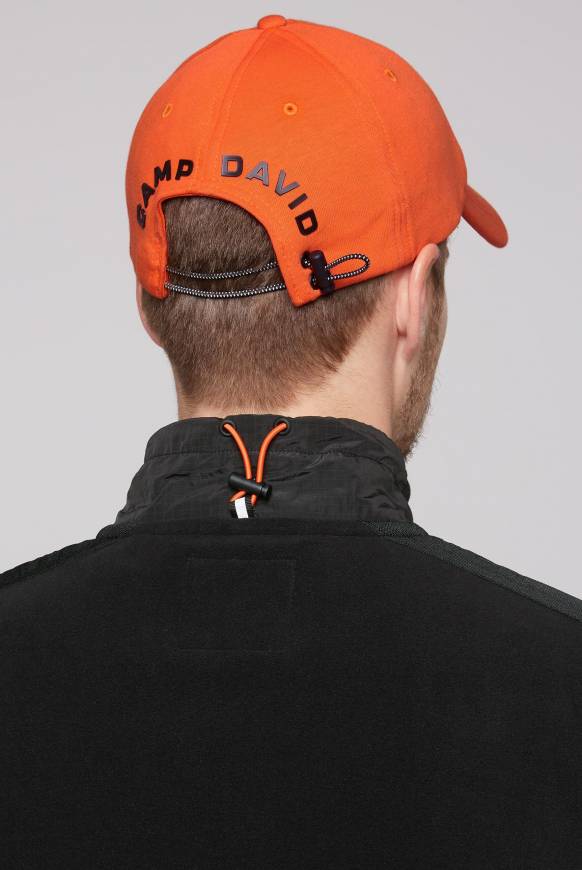 Soccx Base Cap mit Rubber Prints signal orange Limitierter Zeitrabatt