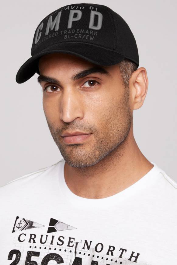 Soccx Base Cap mit 3D-Stickerei black Fabrik Onlineshop