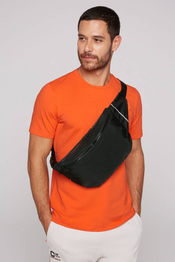 Soccx Große Gürteltasche mit Logo Print black Flash Sale