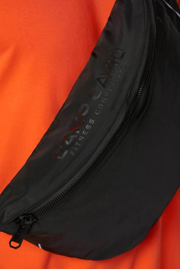 Soccx Große Gürteltasche mit Logo Print black Flash Sale