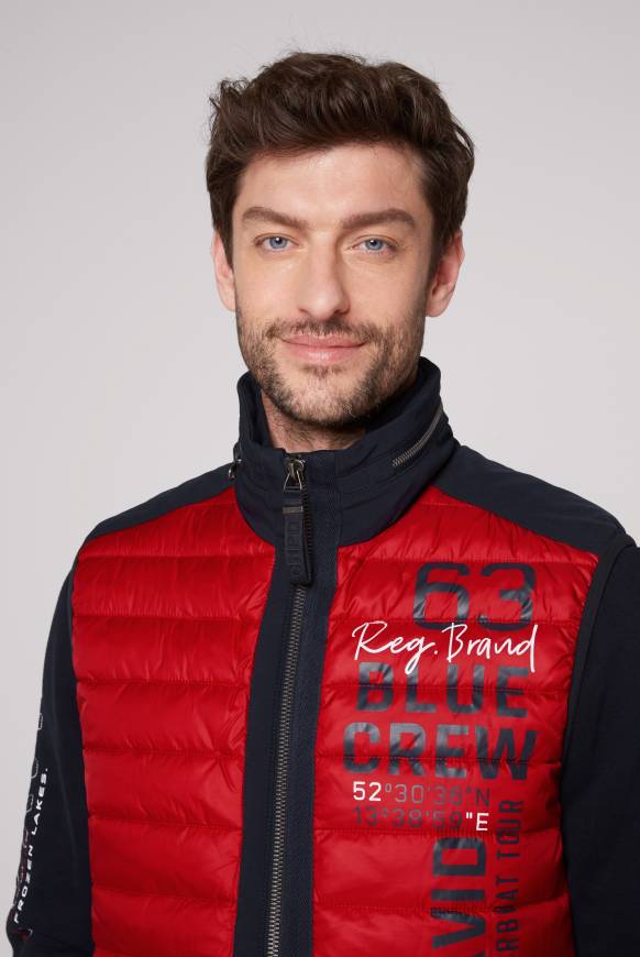 Soccx Leichte Steppweste mit Softshell-Details royal red 4XL Bestseller