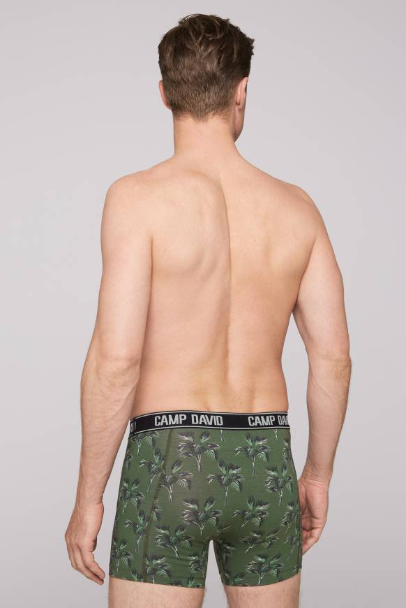 Soccx Boxershorts mit All Over Print, 2er-Pack khaki / aqua Sonderangebote