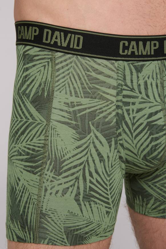 Soccx Boxershorts mit All Over Print, 2er-Pack khaki / sky blue Wochenangebot