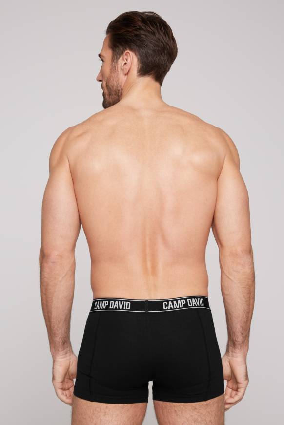 Soccx Boxershorts mit Logo-Bund, 2er-Pack black / black Begrenzte Freigabe