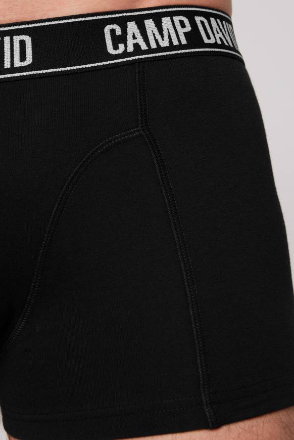 Soccx Boxershorts mit Logo-Bund, 2er-Pack black / black Begrenzte Freigabe