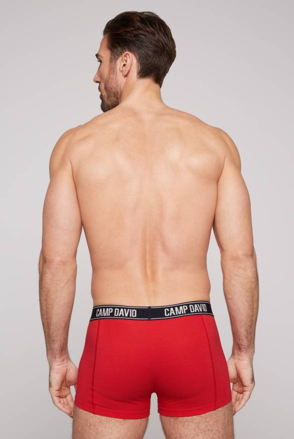 Soccx Boxershorts mit Logo-Bund, 2er-Pack red / navy Letzte 3 Tage