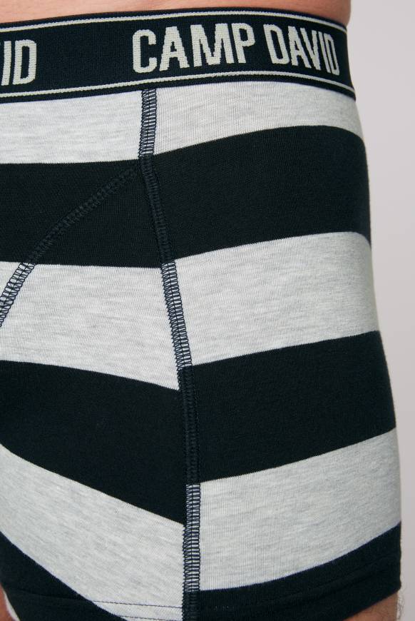 Soccx Boxershorts mit Logo-Bund, 2er-Pack greymel.uni/greymel.navy str JETZT KAUFEN