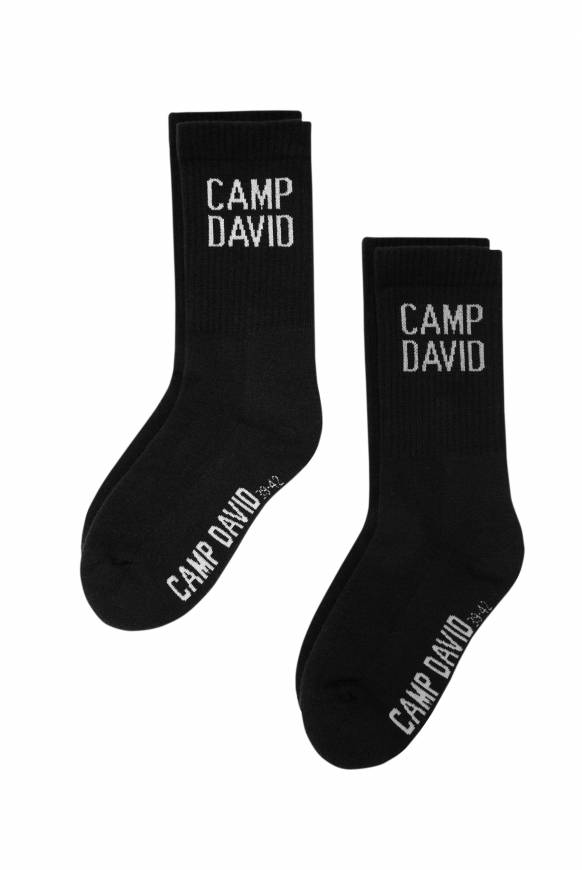 Soccx Tennissocken mit Logo im Doppelpack black Auslauf