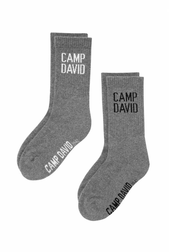 Soccx Tennissocken mit Logo im Doppelpack grey melange Verkauf