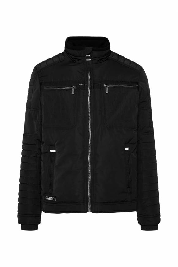 Soccx Winterjacke im Biker-Design black Fabrikverkauf
