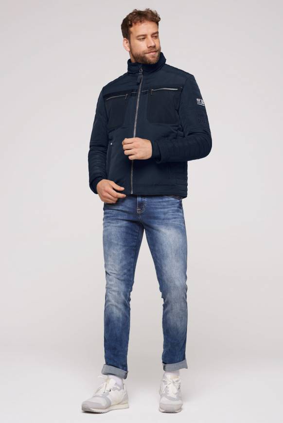 Soccx Winterjacke im Biker-Design blue navy Meist gekauft