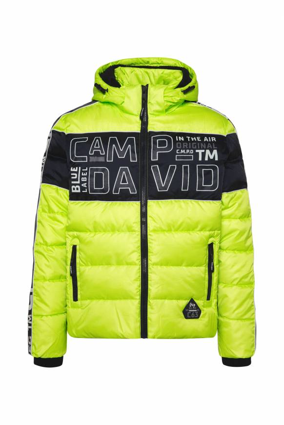 Soccx Winterjacke mit Colour-Blocking und Logo-Design neon kiwi Begrenztes Angebot