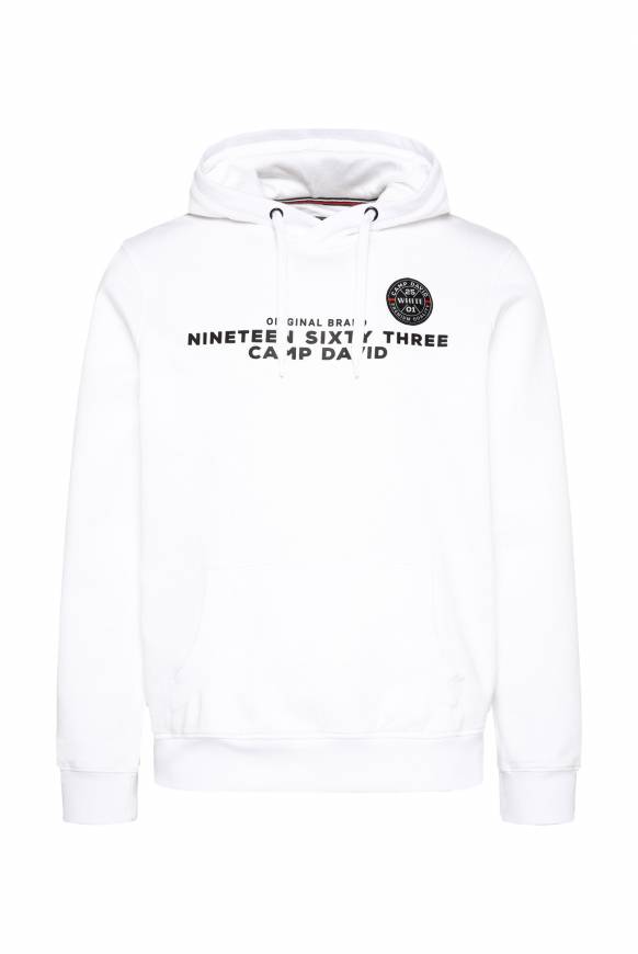 Soccx Hoodie mit Rubber Print opticwhite S Vatertagsangebot