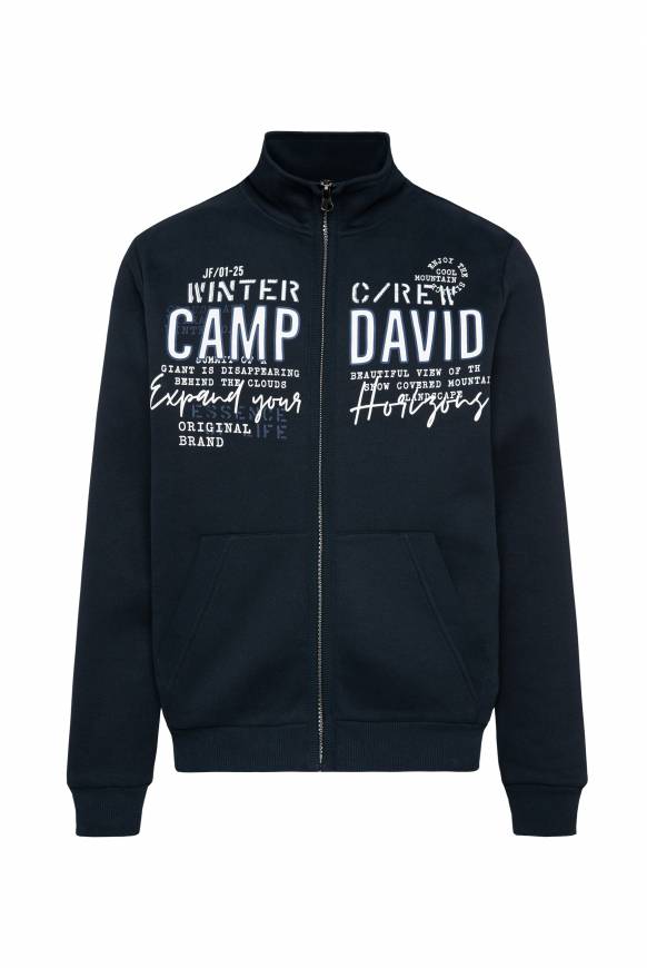 Soccx Sweatjacke mit Logo Artwork blue navy Jubiläumsangebot
